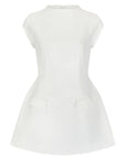 The Ultimate Muse Cap Sleeve Mini Dress | White