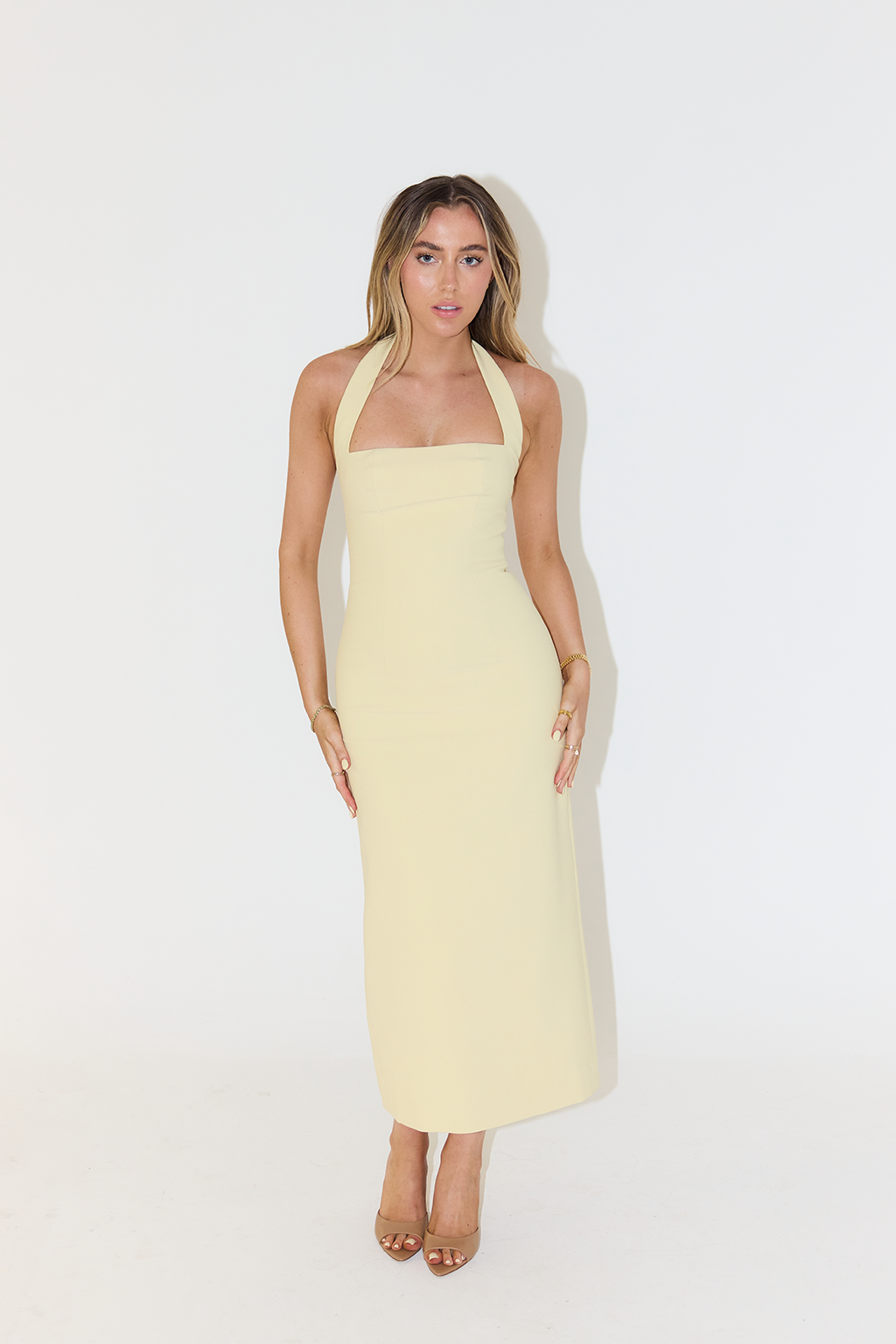 Halter Midi Dress
