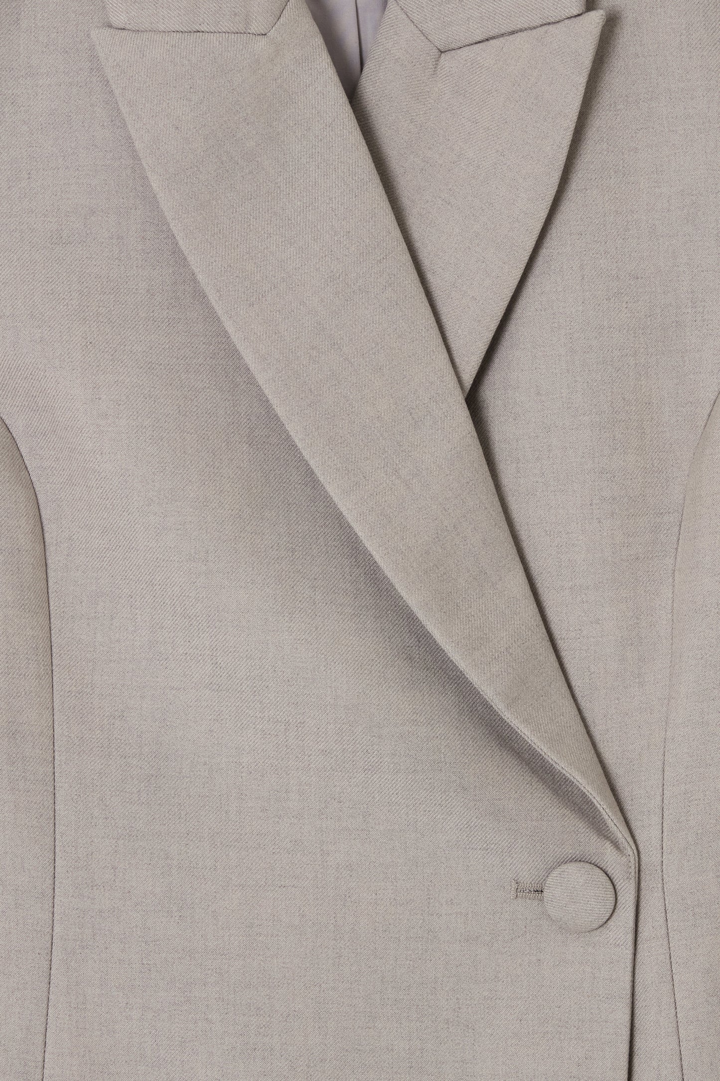 Wool Mix Tailored Blazer Dress