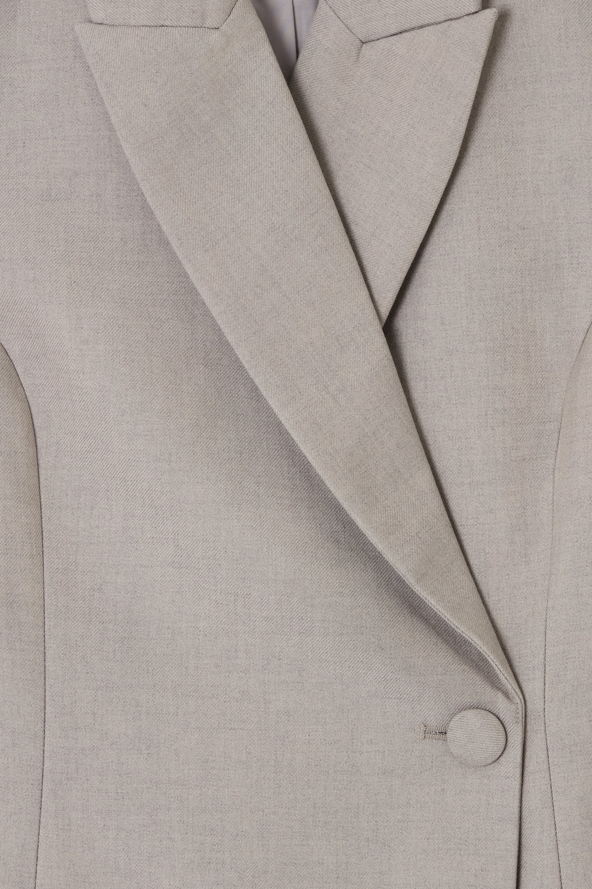 Wool Mix Tailored Blazer Dress