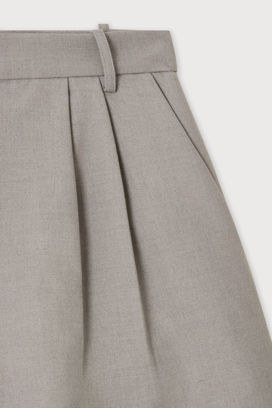 Wool Mix Tailored Shorts