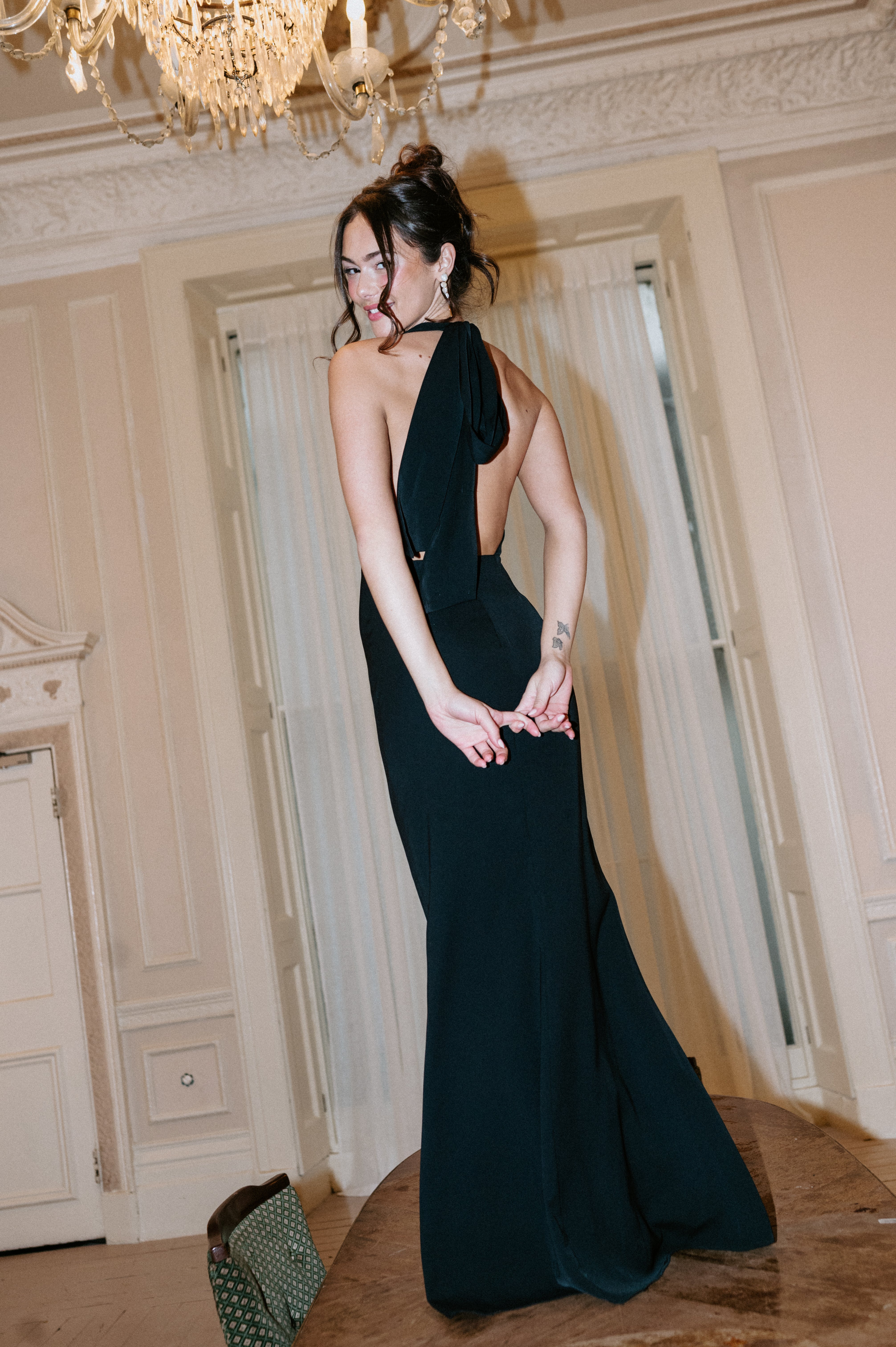 The Ultimate Muse Tie Neck Maxi Dress