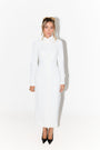 The Ultimate Muse Long Sleeve Collar Maxi Dress