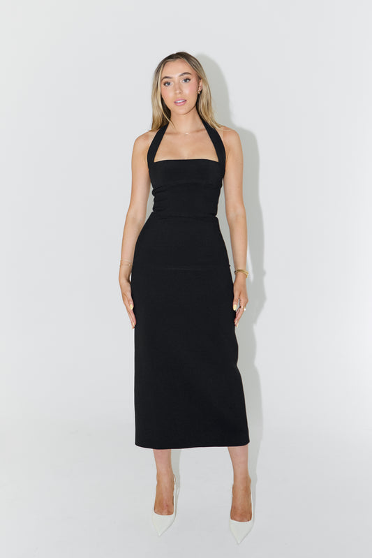 Halter Midi Dress