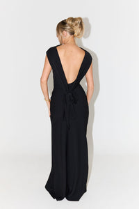 The Ultimate Muse Drape Maxi Dress | Black
