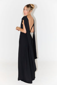 The Ultimate Muse Drape Maxi Dress | Black