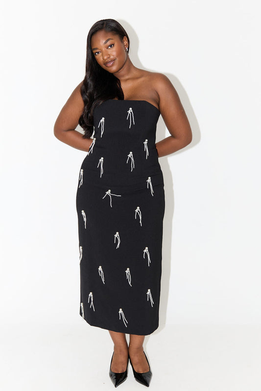 Embellished Midi Dress