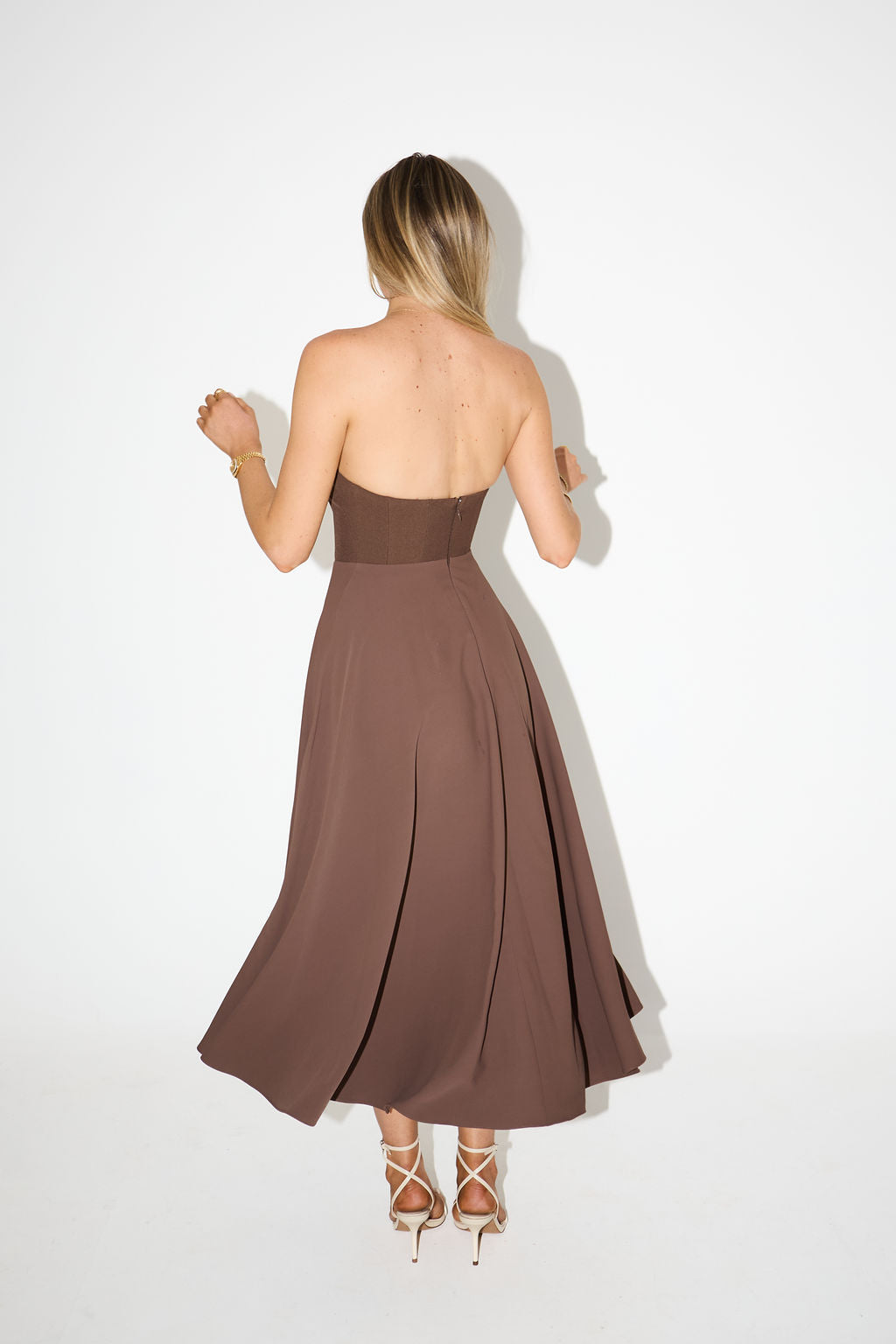 The Ultimate Muse Strapless Midi Dress