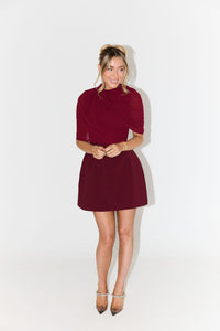The Ultimate Muse Gathered Mini Dress