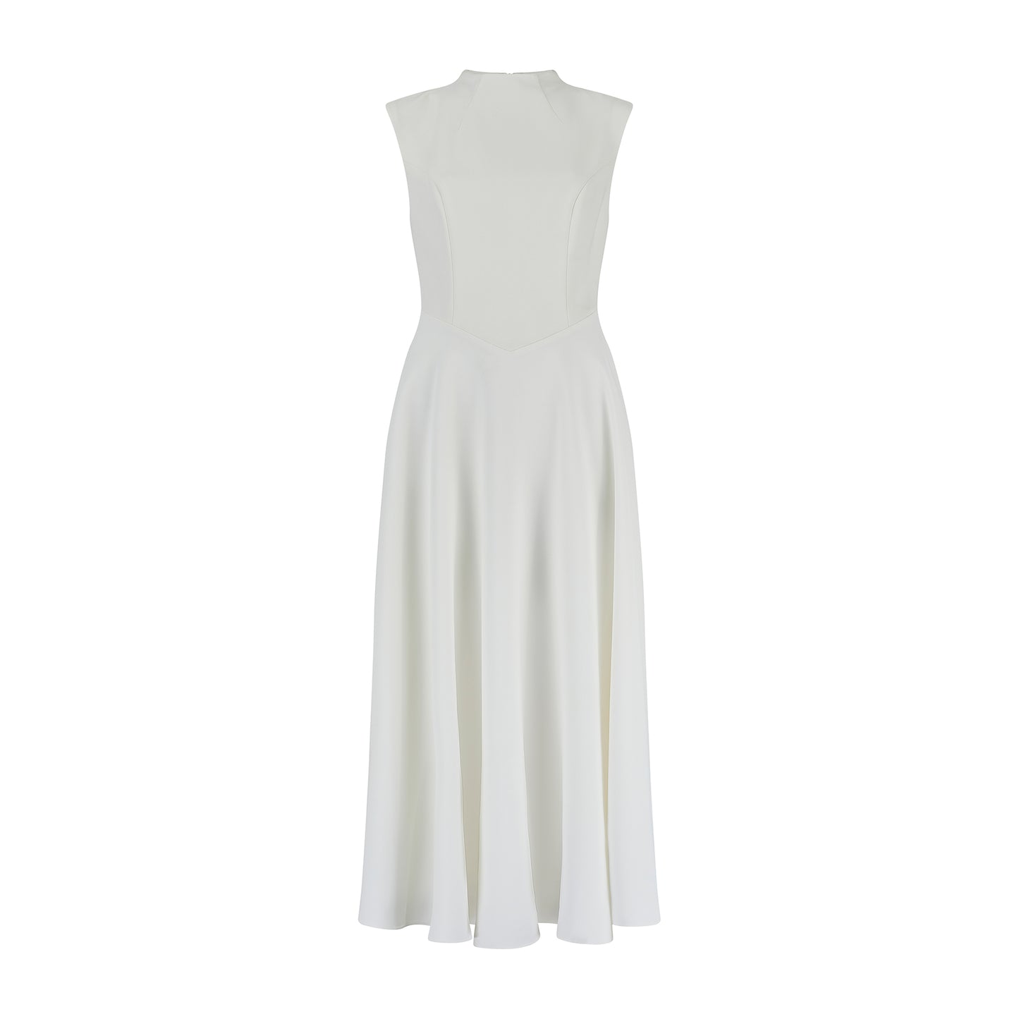 High Waist Midi Dress