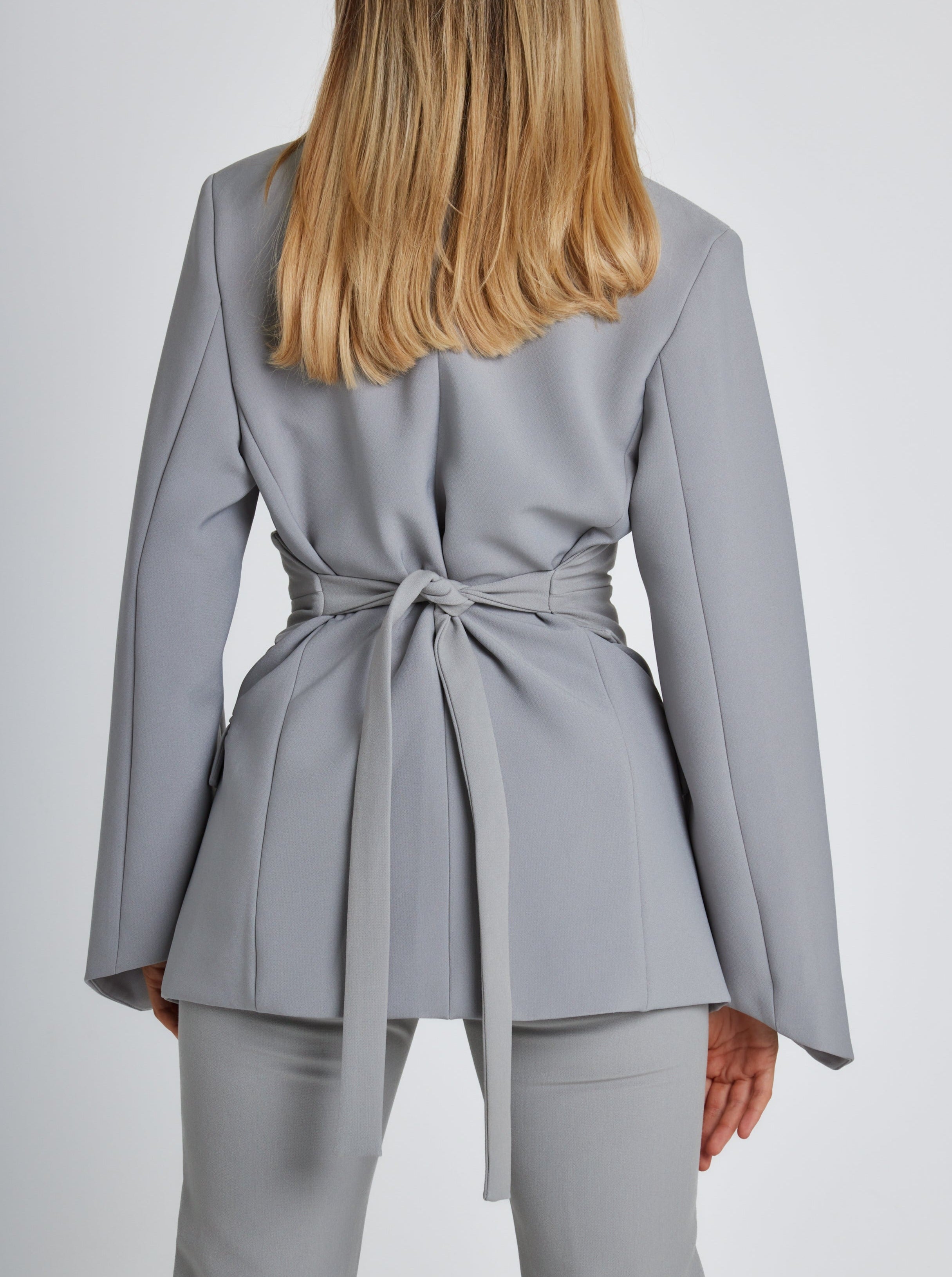 Ultimate Muse Blazer With Additional Belts | Grey