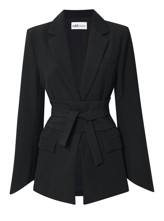 Belted Blazer