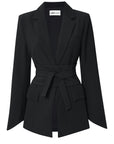 The Ultimate Muse Blazer With Additional Belts | Black